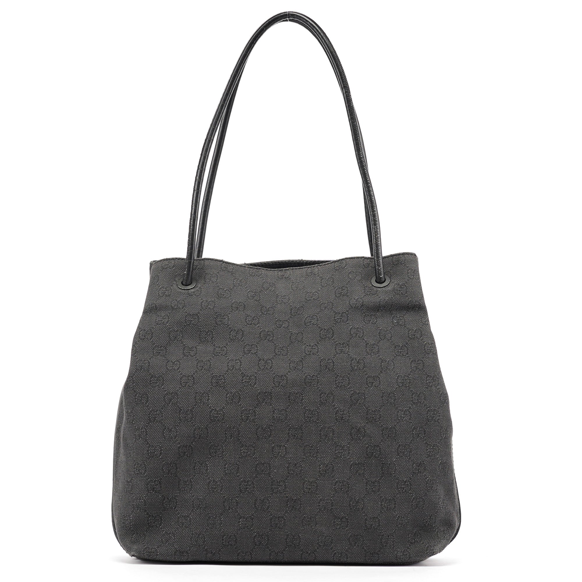 Gucci 101341 Anthracite Denim GG Tote Bag