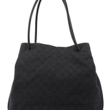 Gucci 101341 Anthracite GG Denim Shoulder Bag