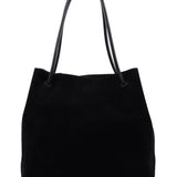 Gucci 101341 Black Suede Tote Bag