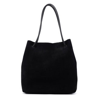 Gucci 101341 Black Suede Tote Bag