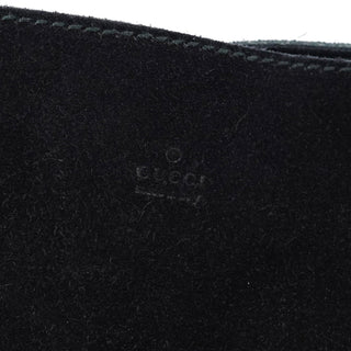 Gucci 101341 Black Suede Tote Bag