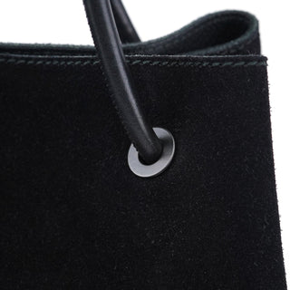 Gucci 101341 Black Suede Tote Bag