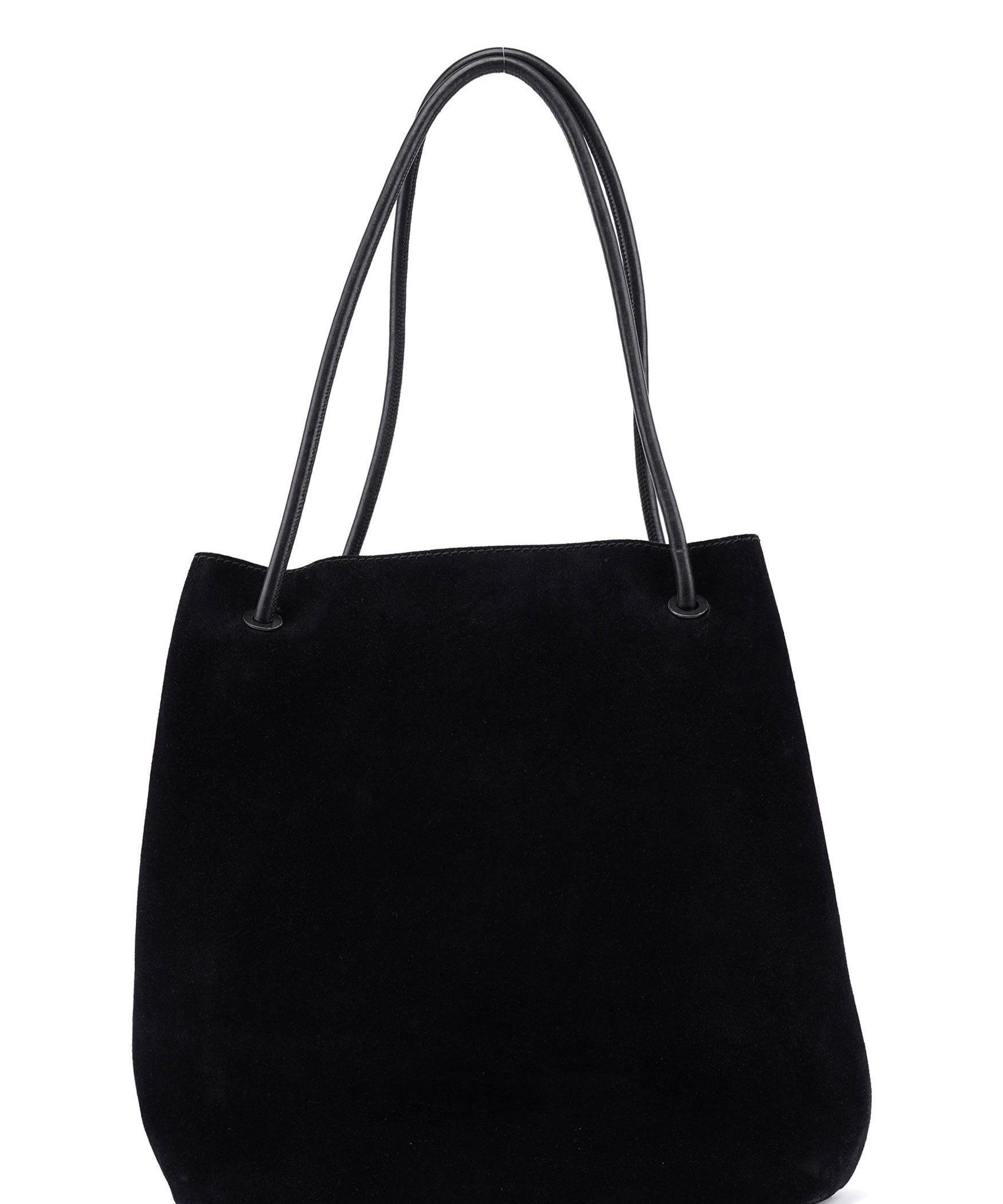 Gucci 101341 Black Suede Tote Bag