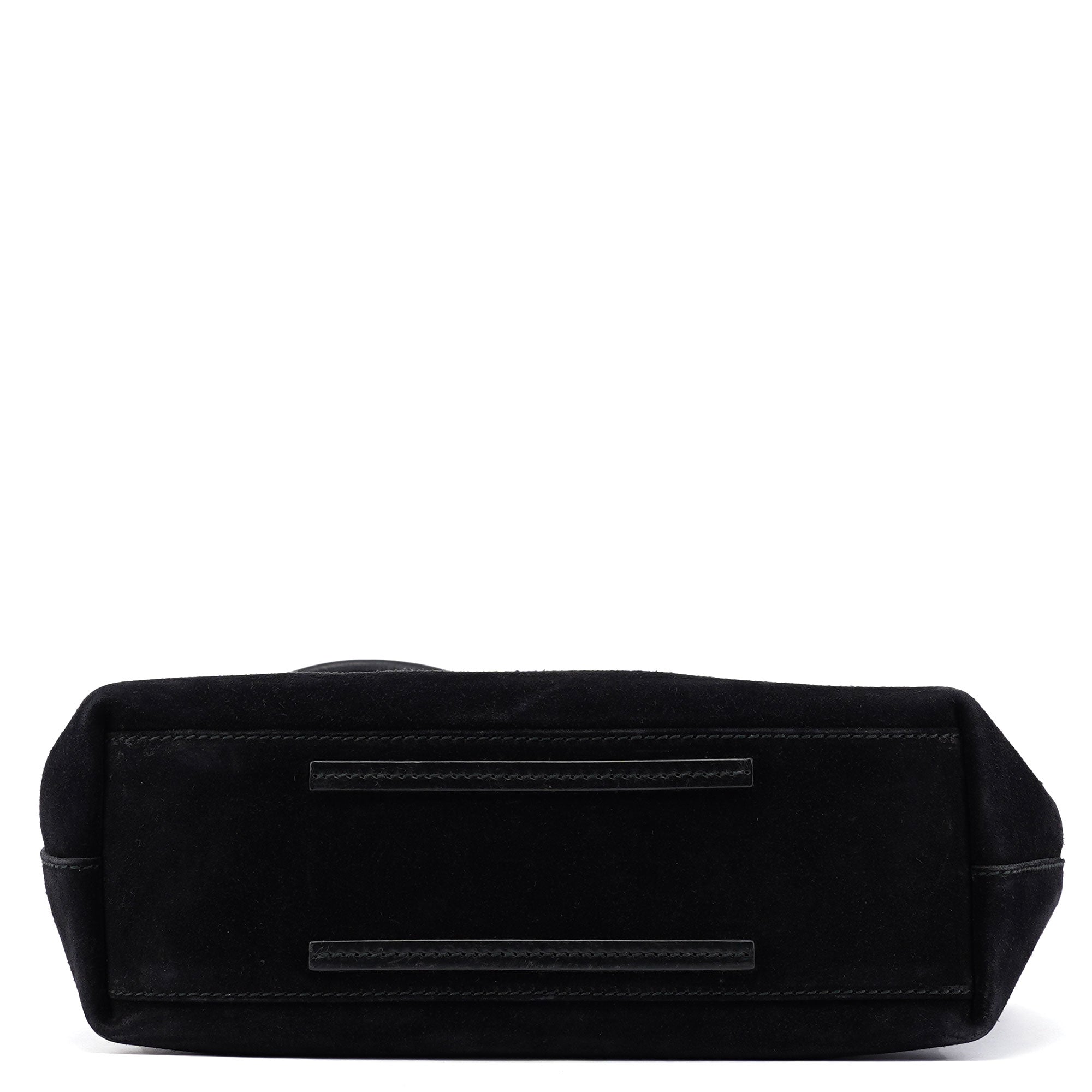 Gucci 101341 Black Suede Tote Bag