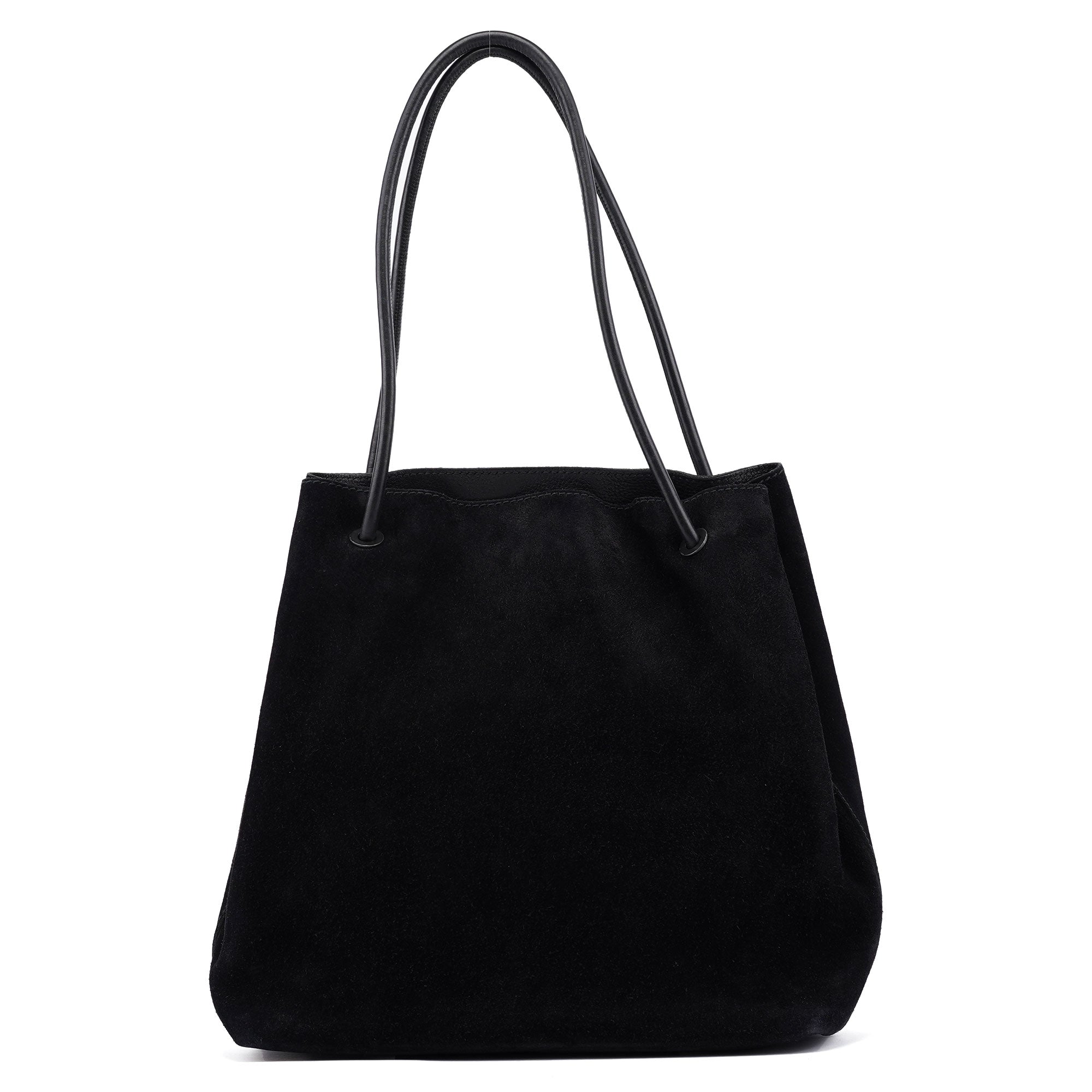Gucci 101341 Black Suede Tote Bag