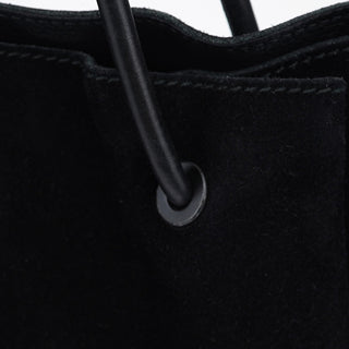 Gucci 101341 Black Suede Tote Bag