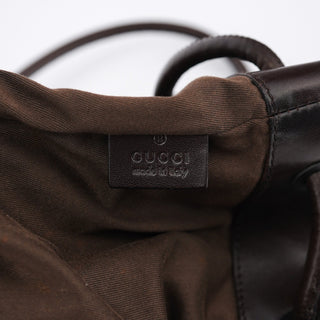 Gucci 101341 Brown GG Canvas Tote Bag