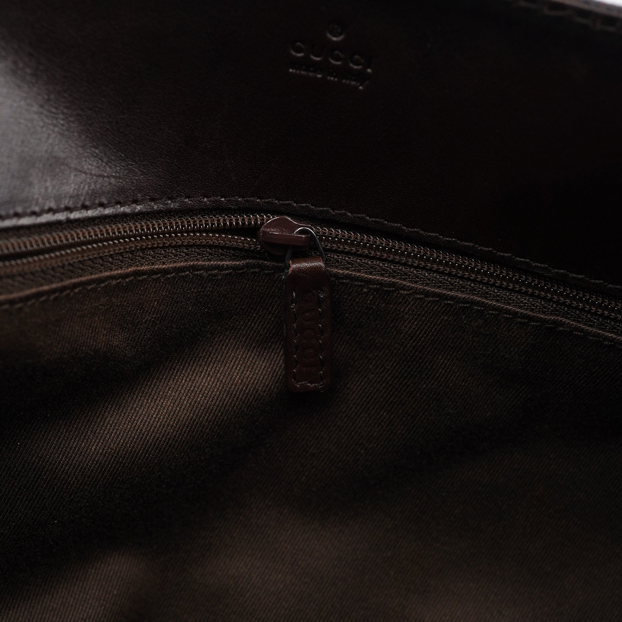 Gucci 101341 Brown GG Canvas Tote Bag