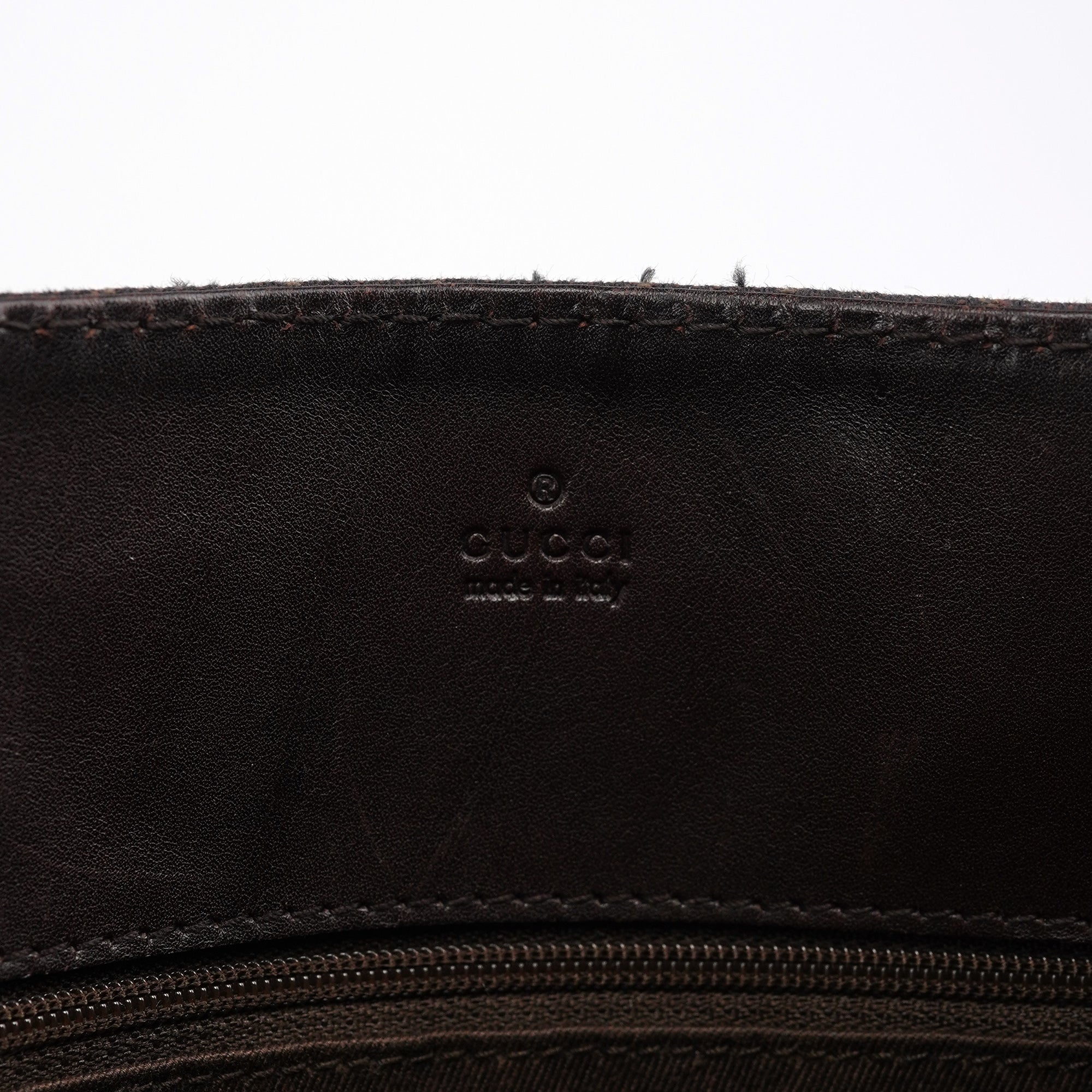 Gucci 101341 Brown GG Canvas Tote Bag