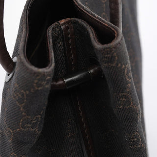 Gucci 101341 Brown GG Canvas Tote Bag