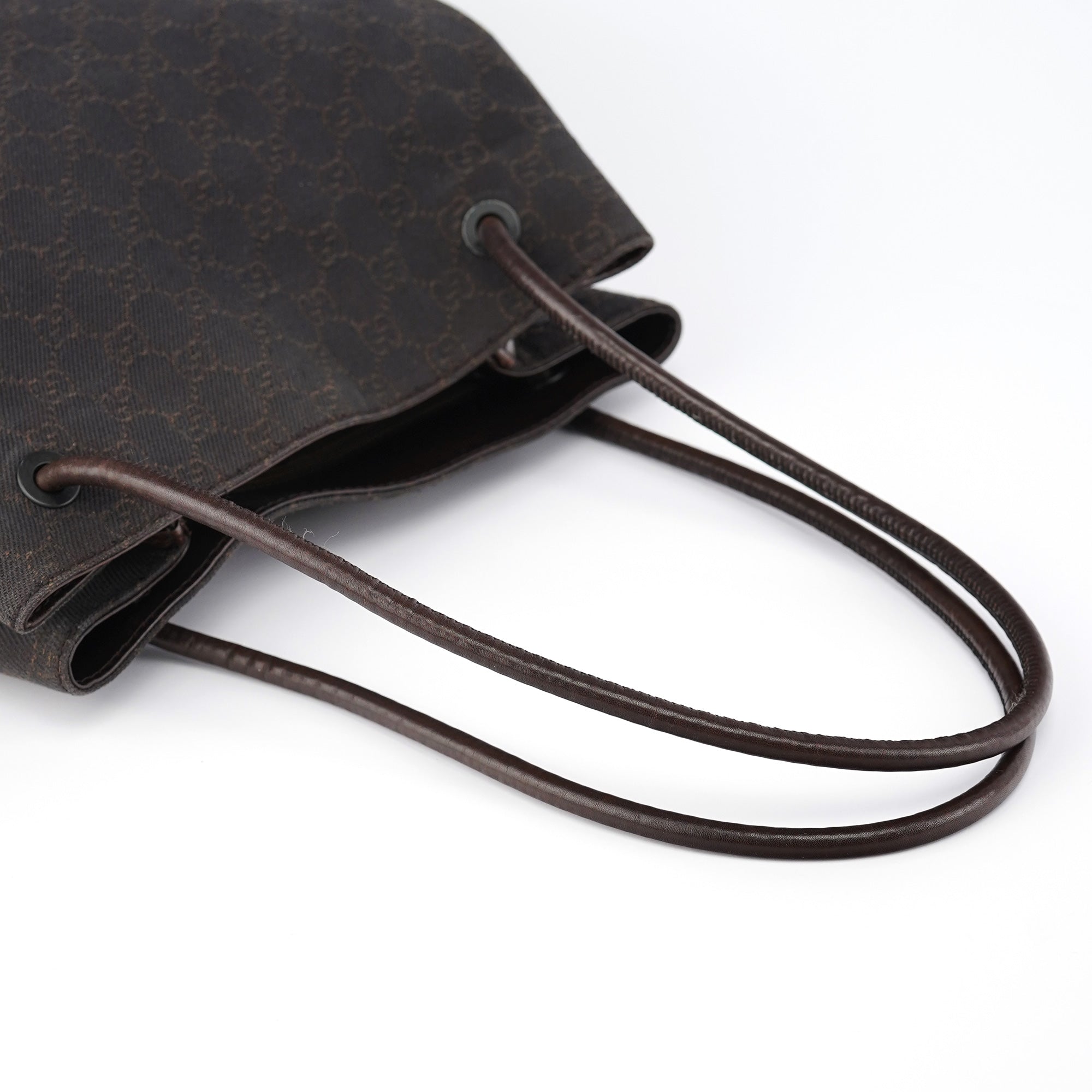 Gucci 101341 Brown GG Canvas Tote Bag