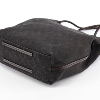 Gucci 101341 Brown GG Canvas Tote Bag