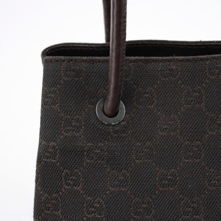 Gucci 101341 Brown GG Canvas Tote Bag