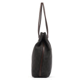 Gucci 101341 Brown GG Canvas Tote Bag