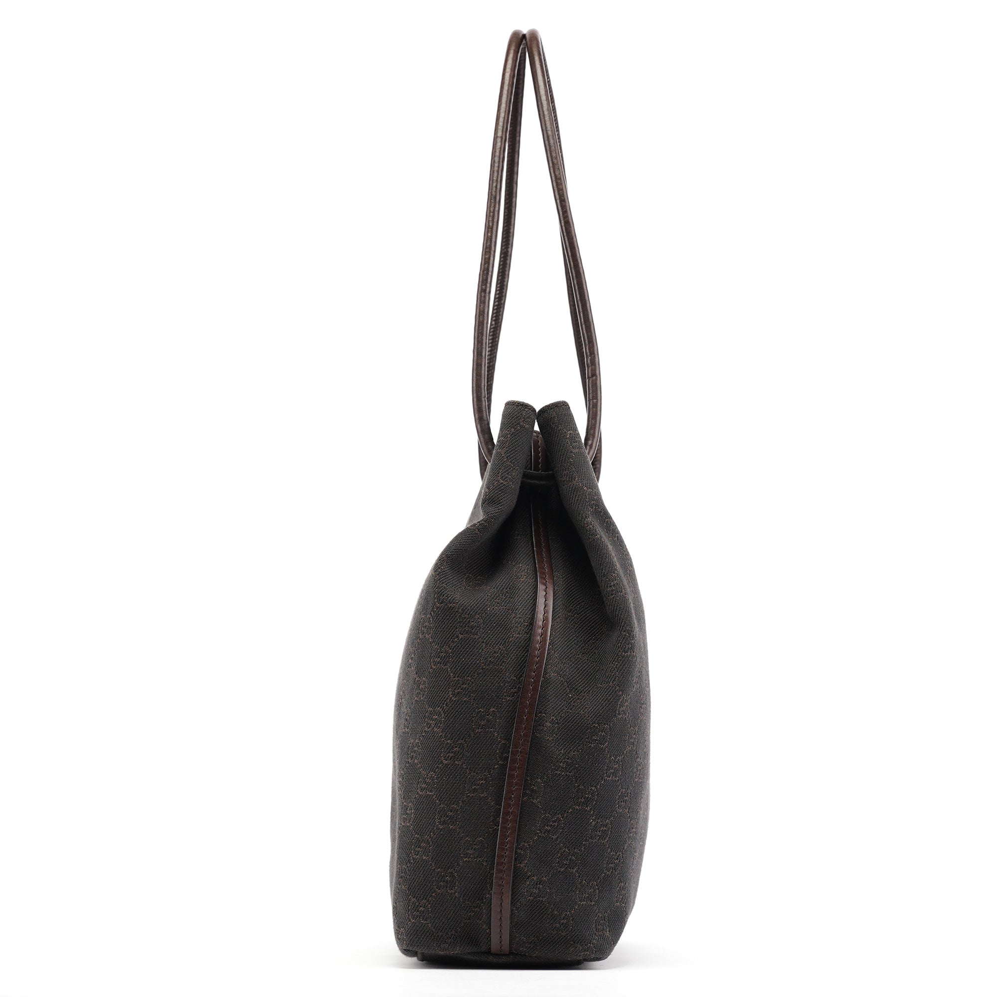 Gucci 101341 Brown GG Canvas Tote Bag