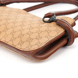 Gucci 101345 Beige GG Horsebit Tote Bag