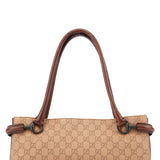 Gucci 101345 Beige GG Horsebit Tote Bag