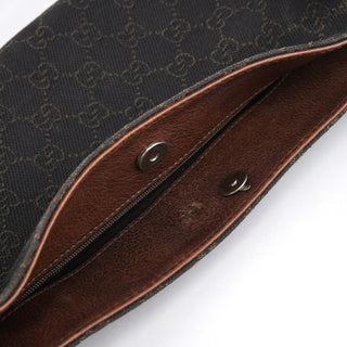 Gucci 101345 Brown GG Horsebit Tote Bag