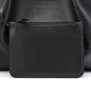 Gucci 101919 Black Leather Ring Handle Tote Bag