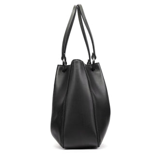 Gucci 101919 Black Leather Ring Handle Tote Bag