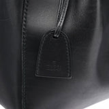 Gucci 101919 Sac cabas à anneaux en cuir noir