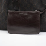Gucci 101919 Brown GG Leather Tote Bag