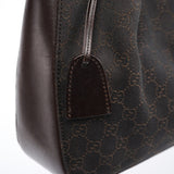Gucci 101919 Brown GG Leather Tote Bag