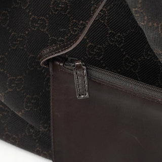 Gucci 101919 Brown GG Leather Tote Bag