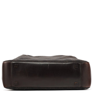 Gucci 101919 Brown GG Leather Tote Bag