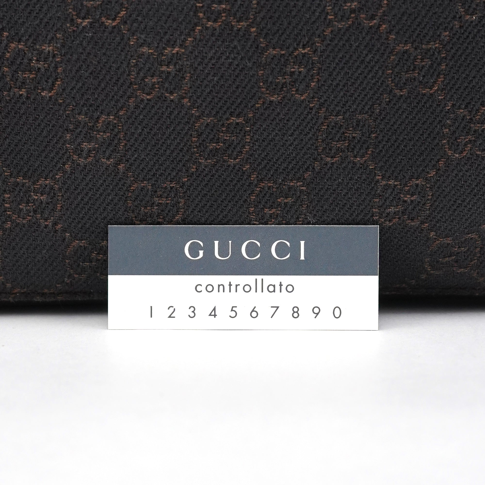 Gucci 101919 Sac cabas GG en toile et cuir marron