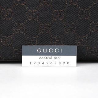 Gucci 101919 Brown GG Leather Tote Bag