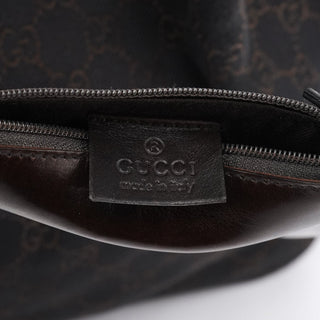 Gucci 101919 Brown GG Leather Tote Bag