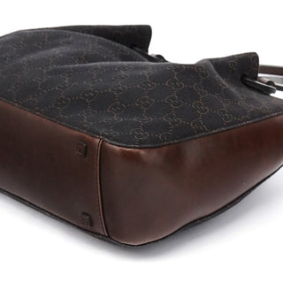 Gucci 101919 Brown GG Leather Tote Bag
