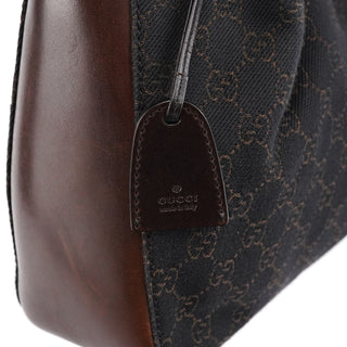 Gucci 101919 Brown GG Leather Tote Bag