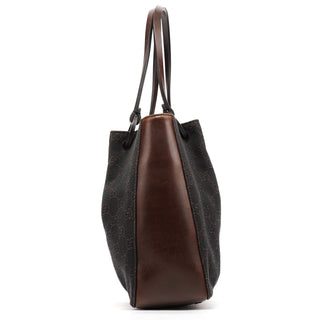 Gucci 101919 Brown GG Leather Tote Bag
