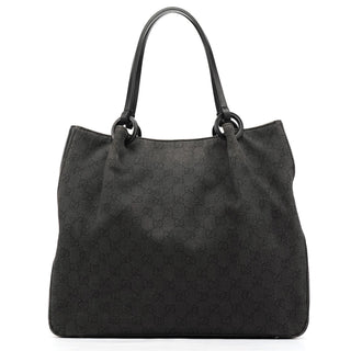 Gucci 101920 Anthracite GG Canvas Tote Bag