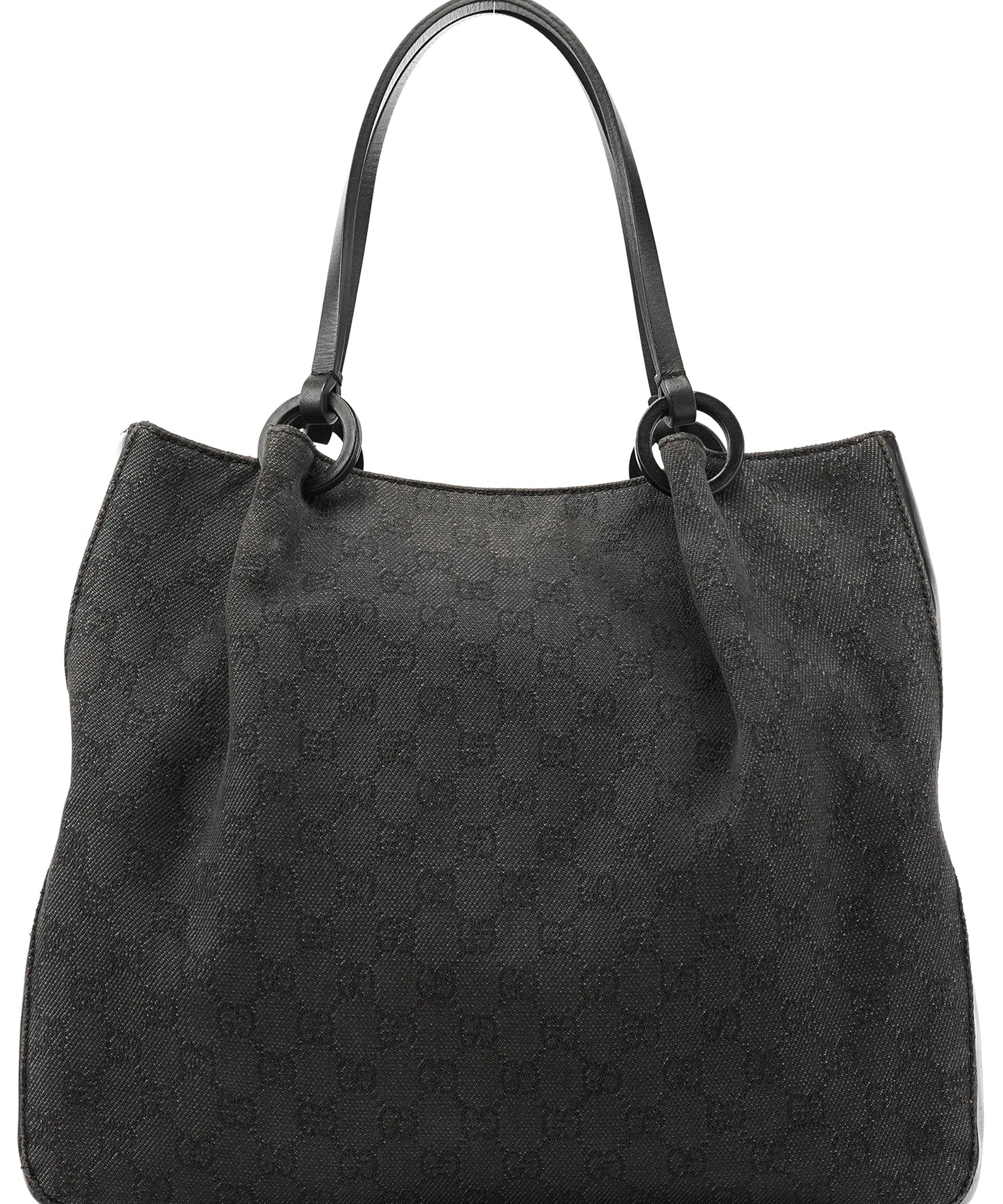 Gucci 101920 tote i antracitgrå GG canvas