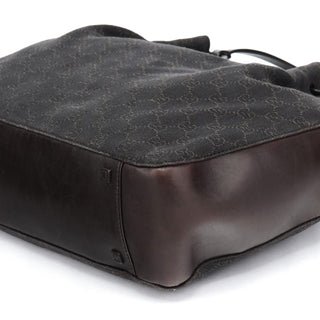 Gucci 101920 Brown GG Leather Tote Bag