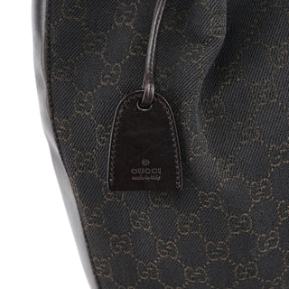 Gucci 101920 Brown GG Leather Tote Bag