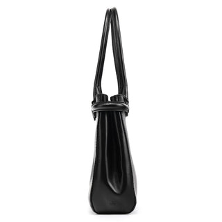 Gucci 101971 Black Calfskin Leather Horsebit Tote Bag