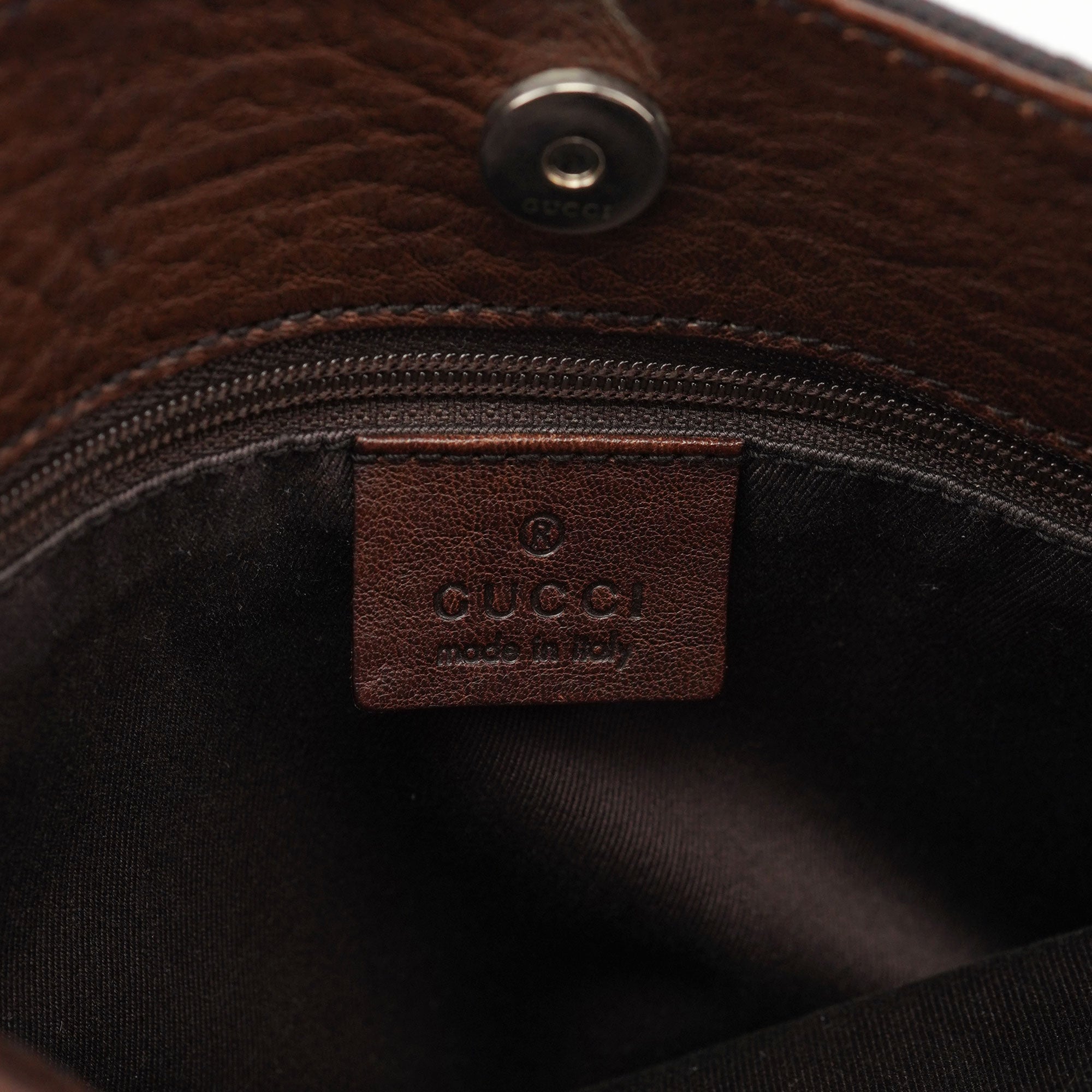 Gucci 101971 Brown GG Horsebit Tote Bag