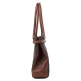 Gucci 101971 Brown GG Horsebit Tote Bag