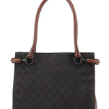 Gucci 101971 Brown GG Horsebit Tote Bag
