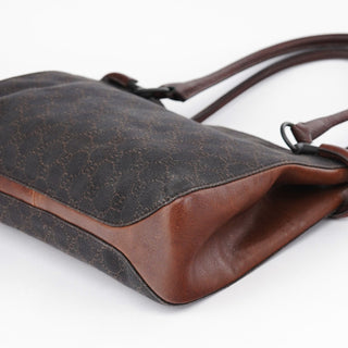 Gucci 101971 Brown GG Horsebit Tote Bag