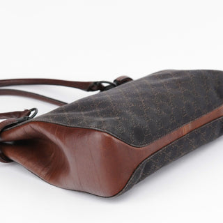 Gucci 101971 Brown GG Horsebit Tote Bag