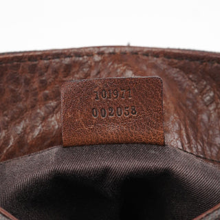 Gucci 101971 Brown GG Horsebit Tote Bag