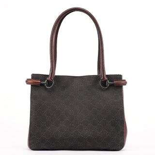 Gucci 101971 Brown GG Horsebit Tote Bag