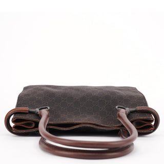 Gucci 101971 Brown GG Horsebit Tote Bag
