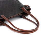 Gucci 101971 Brown GG Horsebit Tote Bag