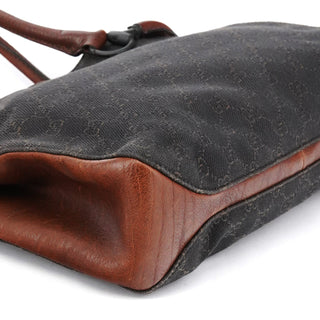 Gucci 101971 Brown GG Horsebit Tote Bag